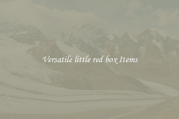 Versatile little red box Items