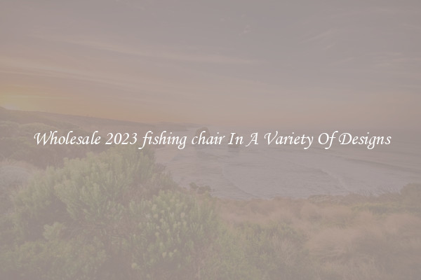Wholesale 2023 fishing chair In A Variety Of Designs