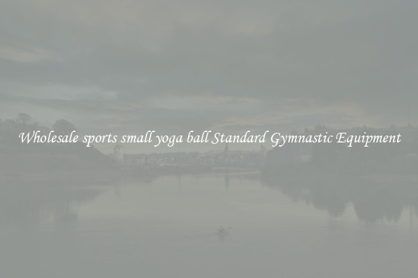 Wholesale sports small yoga ball Standard Gymnastic Equipment