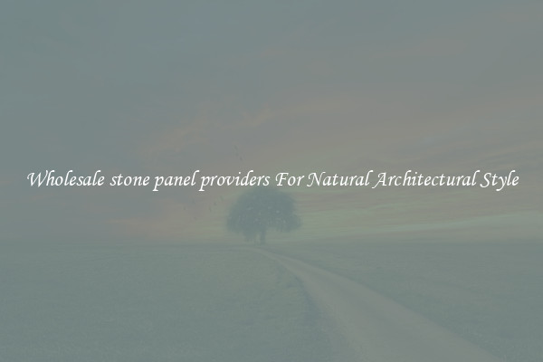 Wholesale stone panel providers For Natural Architectural Style
