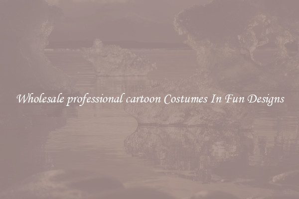 Wholesale professional cartoon Costumes In Fun Designs