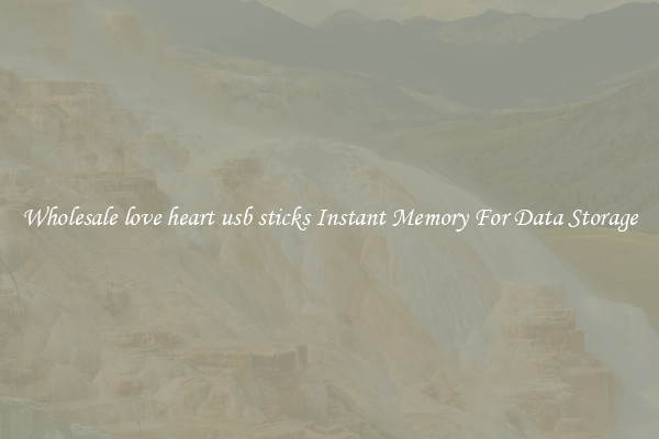 Wholesale love heart usb sticks Instant Memory For Data Storage