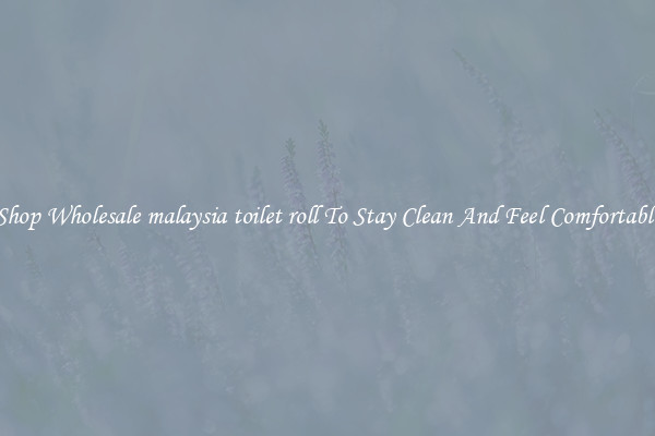 Shop Wholesale malaysia toilet roll To Stay Clean And Feel Comfortable