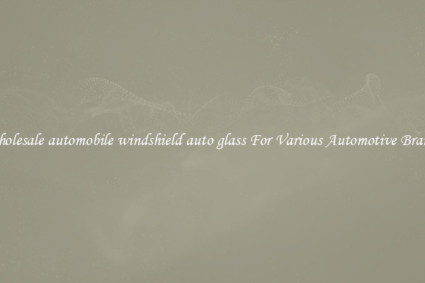 Wholesale automobile windshield auto glass For Various Automotive Brands